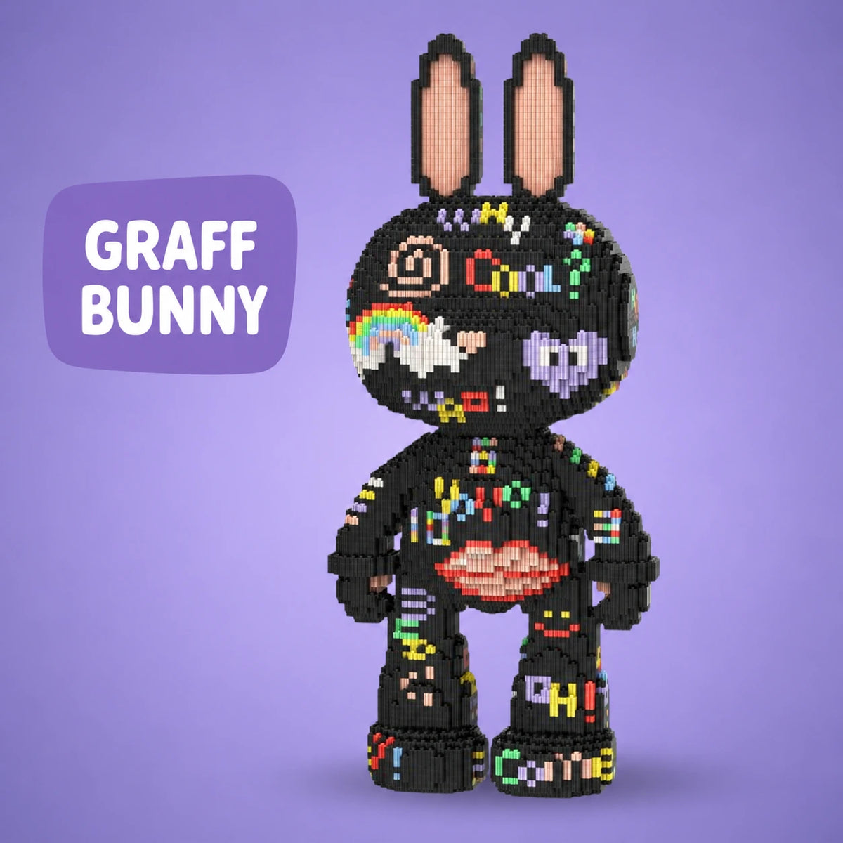 Pixi Bunny Lapin Géant de 55 cm à Assembler