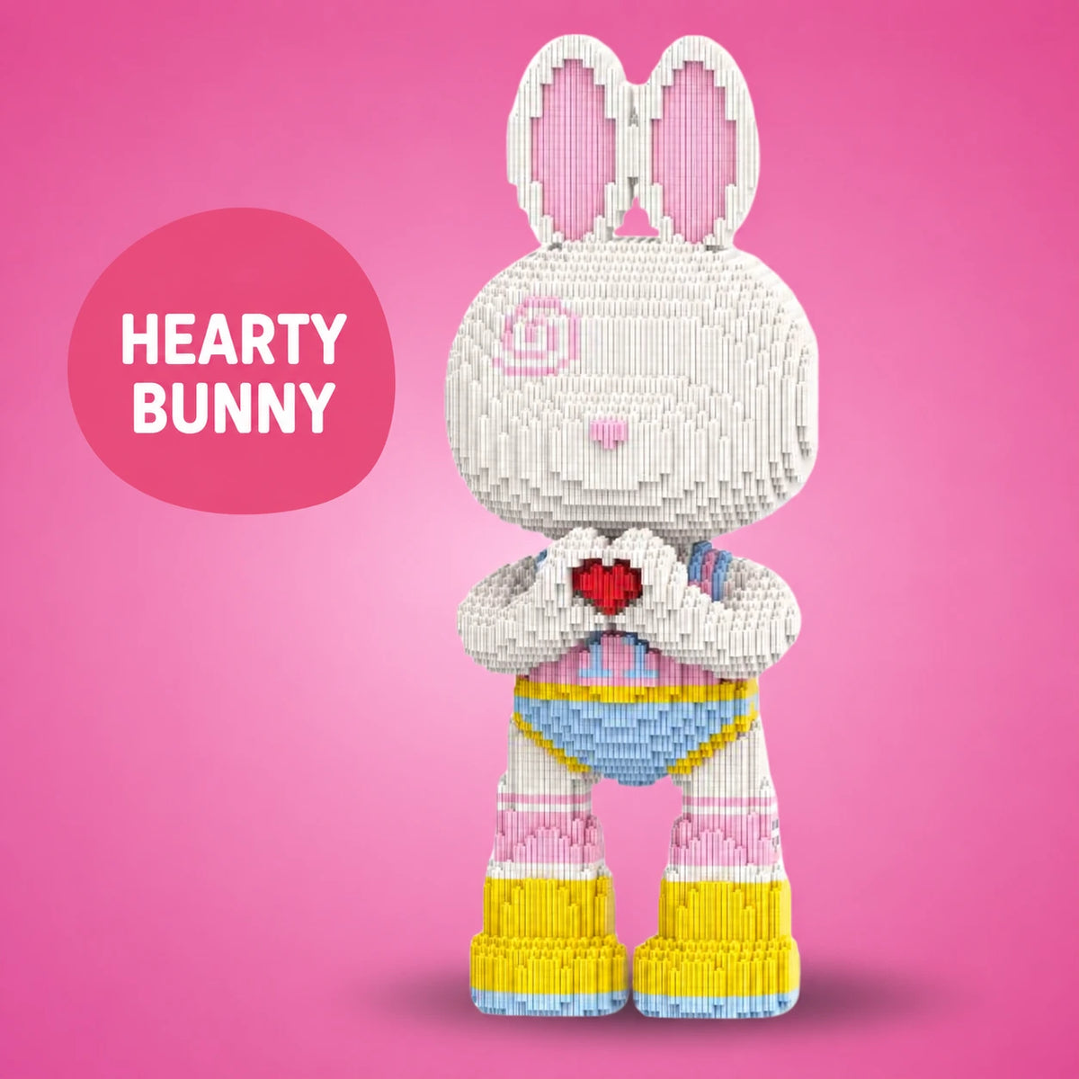Pixi Bunny Lapin Géant de 55 cm à Assembler