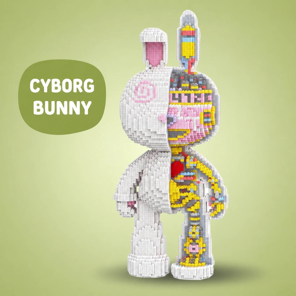 Pixi Bunny Lapin Géant de 55 cm à Assembler