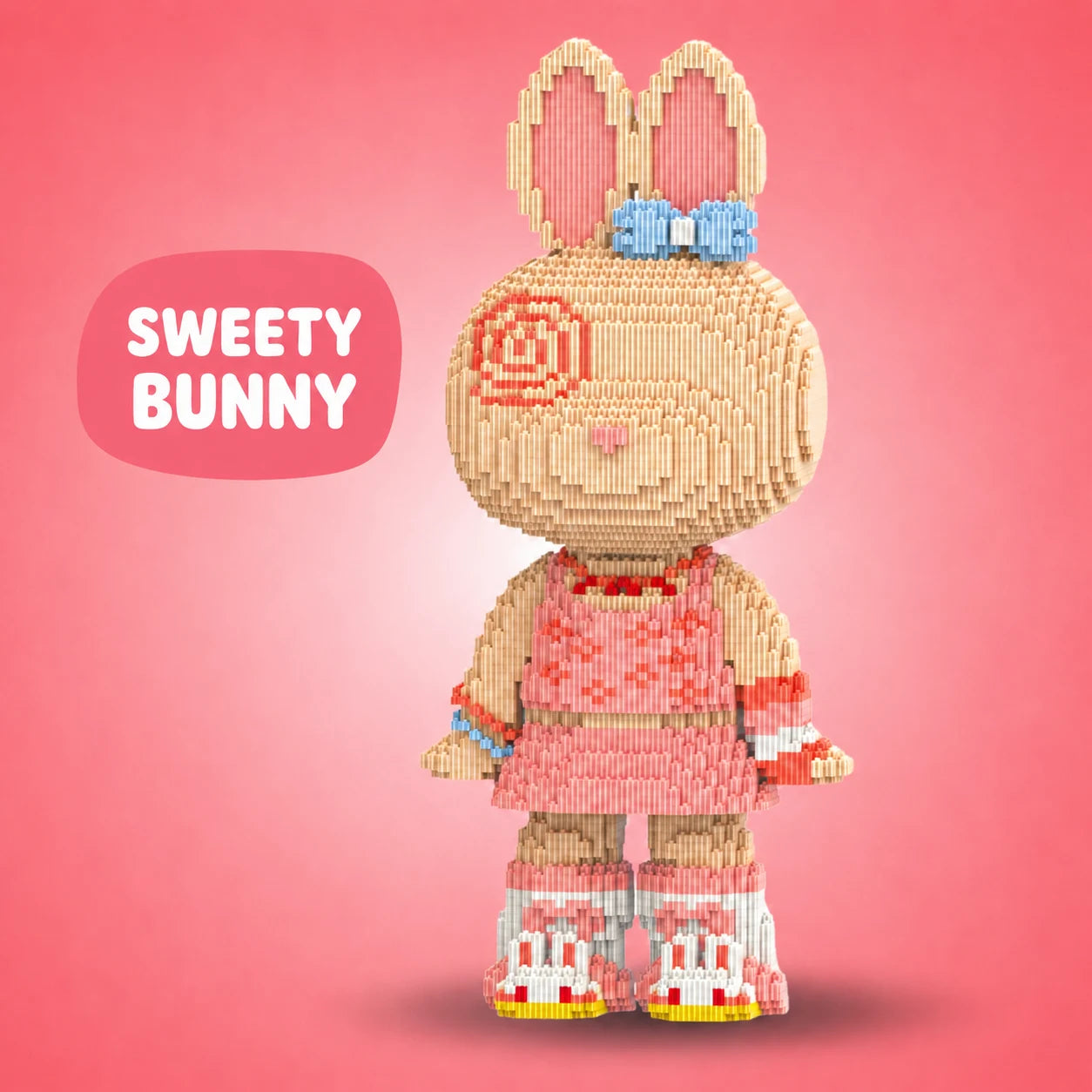 Pixi Bunny Lapin Géant de 55 cm à Assembler